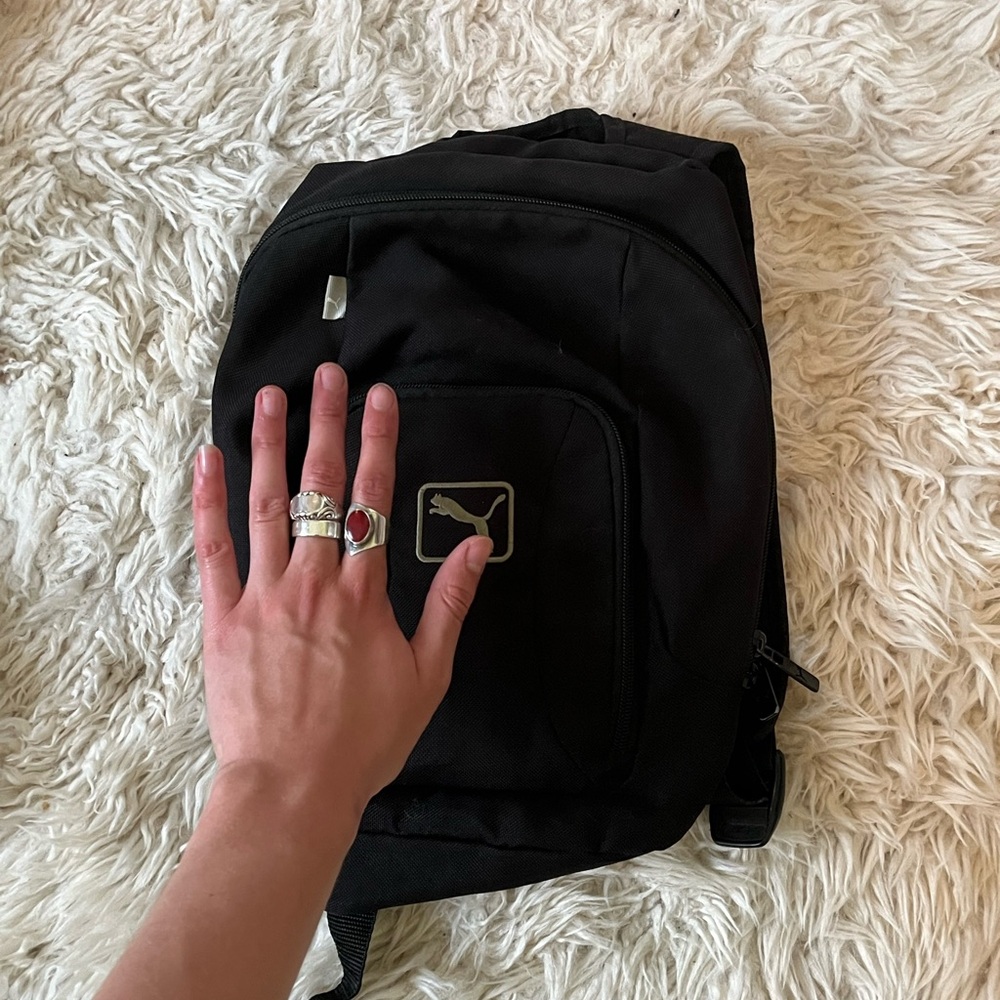 Puma Black Mini Backpack - Picture 4 of 5